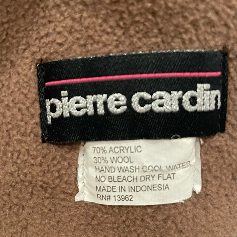 Pierre Cardin 100% Wool Double Layer Scarf